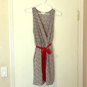 Everly Black and White Striped Dress